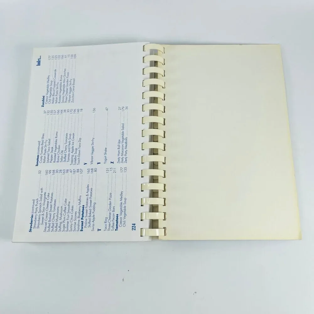 Vintage Pampered Chef Recipes From The Heart 90s 1997 Cookbook Spiral Bound